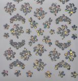Nail Sticker - Holographic Flowers