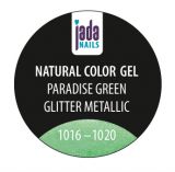 Natural Color Gel paradise green glitter metallic 5g