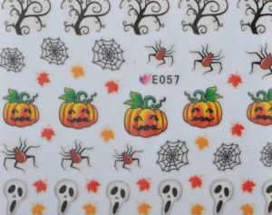 Halloween Sticker Selection 21 (Krbisse; Spinnenweben; Baum)