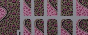 Nailcrack Sticker fr den ganzen Finger- oder Funagel ros/pink